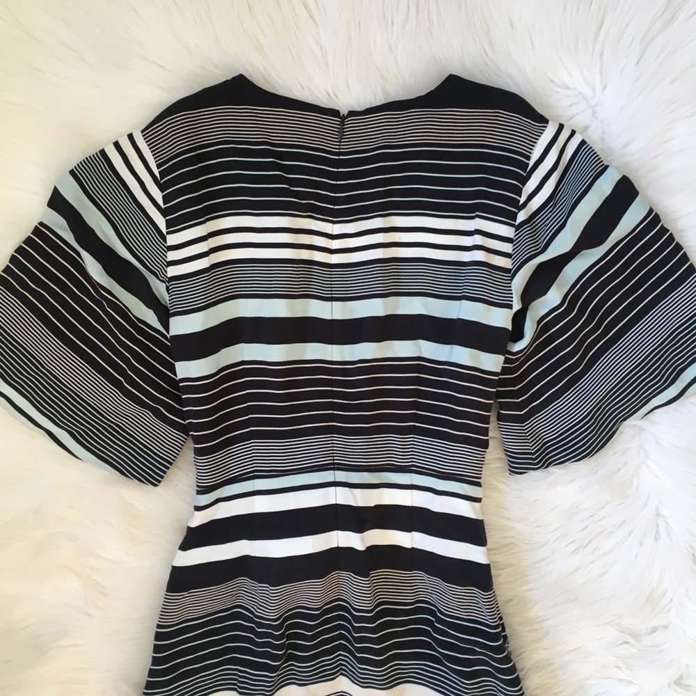 Ann Taylor Black and White Striped Mini Dress - Picture 5 of 8